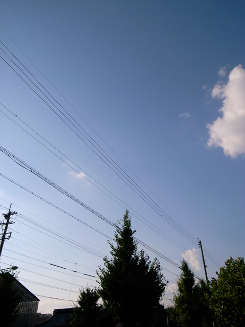 うまれた日の空