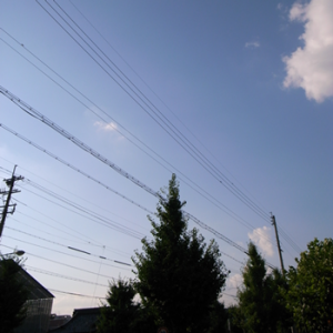 うまれた日の空